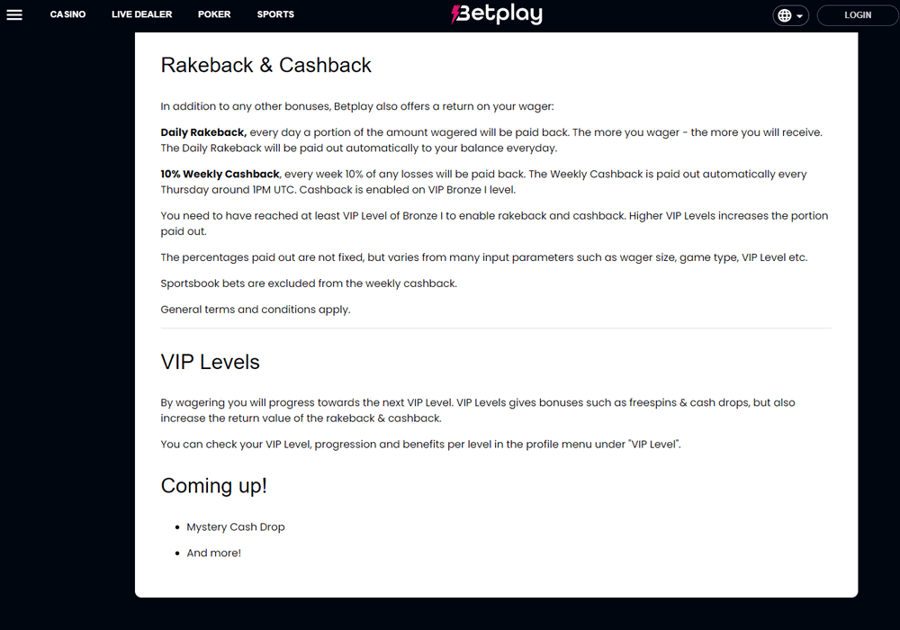 Regular Promotions and Loyalty Program