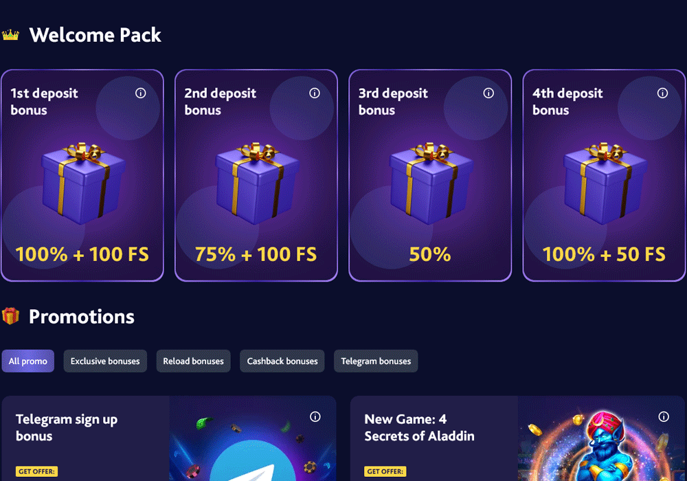 Welcome Bonuses