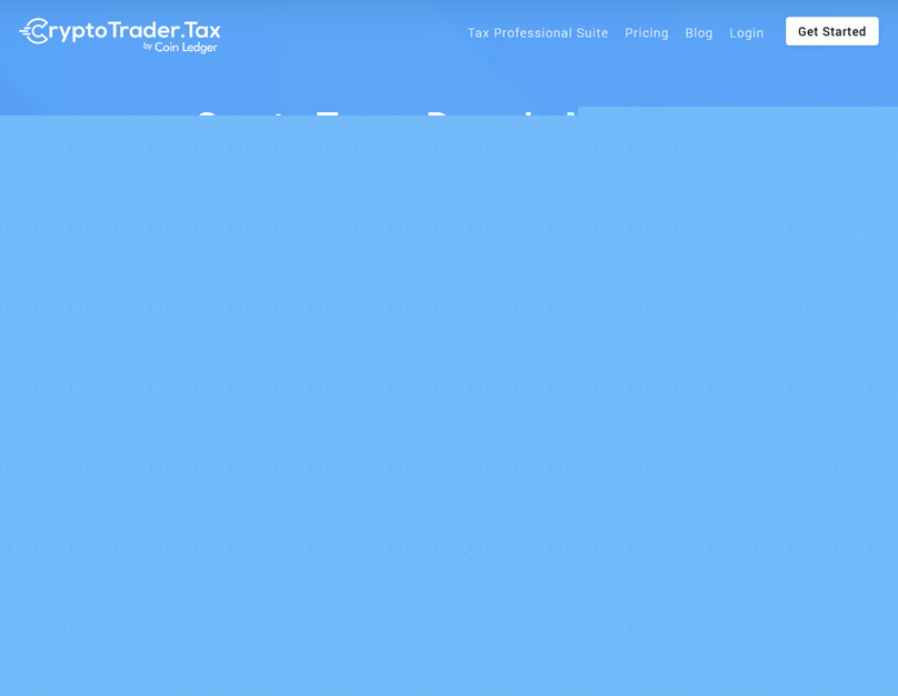 Cryptotrader.tax Homepage