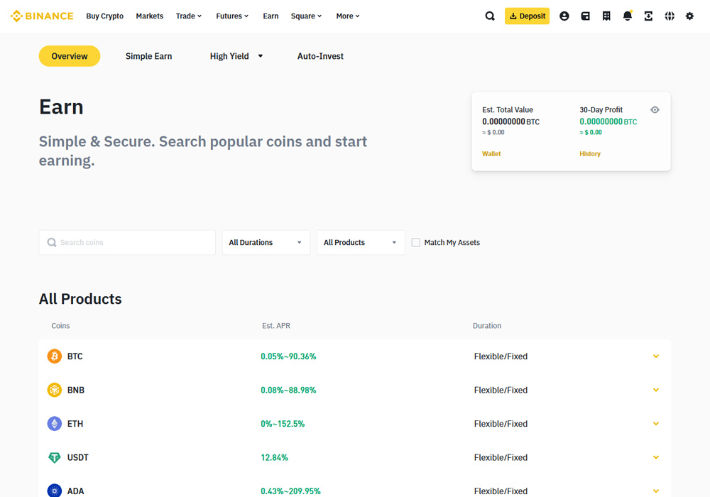 Binance Earn