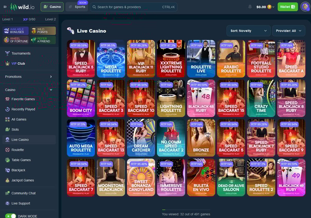 Live Dealer Games