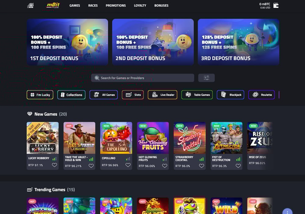 mBit Homepage